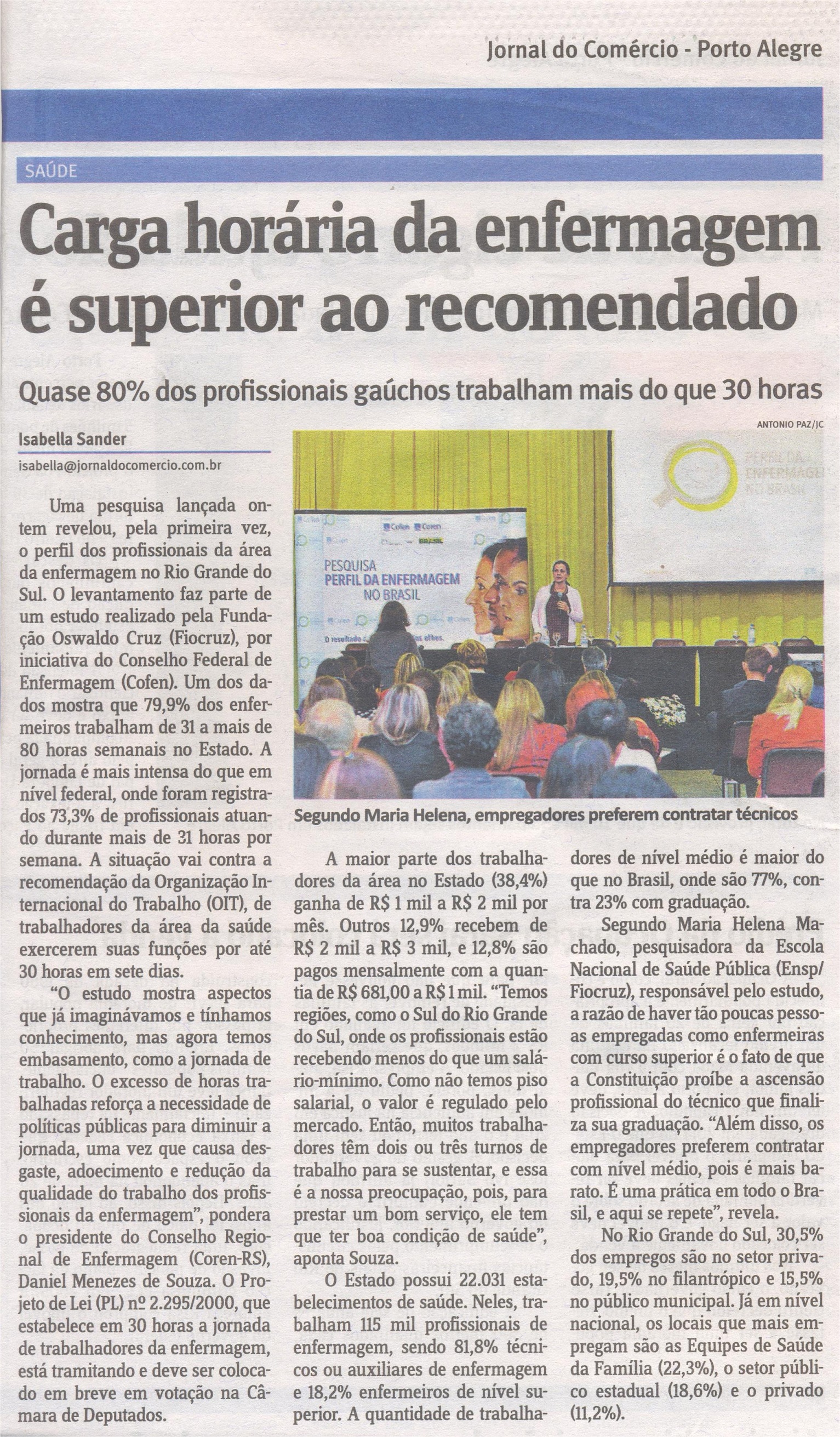 Carga horaria de um tecnico de enfermagem Carga horaria de um tecnico de enfermagem